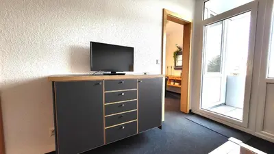 TV/Unterhaltungsangebot in der Unterkunft Ferienwohnung Sonnenberg Hahnenklee