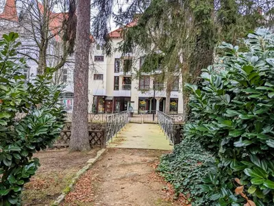 Ein Garten an der Unterkunft Duke-Fewo an der Radau -Bummelallee