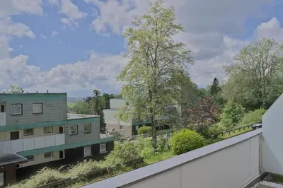 Das Gebäude in dem sich die Ferienwohnung befindet