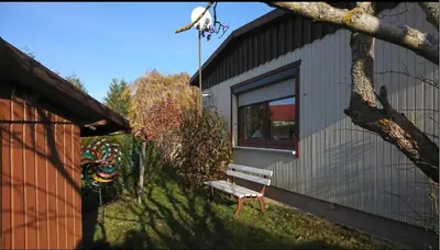 Ein Garten an der Unterkunft Landhaus Eva-Maria