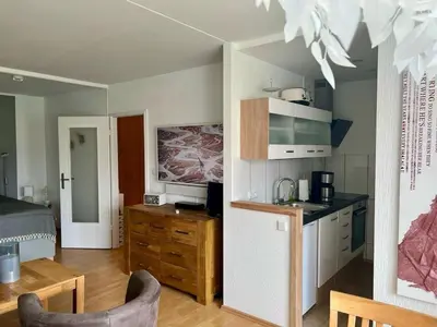 Küche/Küchenzeile in der Unterkunft NEU! Ferienwohnung Lieblingsplatz OG