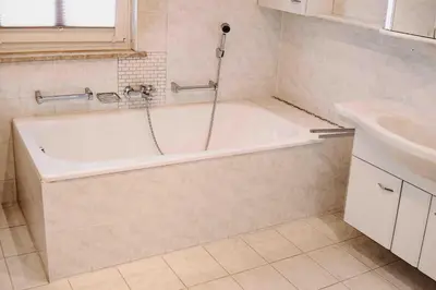 Ein Badezimmer in der Unterkunft Sonneneck 1