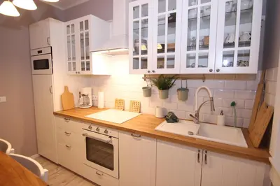 Küche/Küchenzeile in der Unterkunft Ferienwohnung Erni-Harz