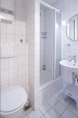 Ein Badezimmer in der Unterkunft Ferienwohnung Efeu