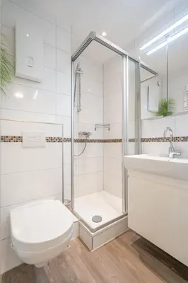 Ein Badezimmer in der Unterkunft Ferienwohnung Hirschkuss