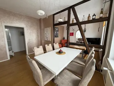 Ein Sitzbereich in der Unterkunft Fachwerkhaus von 1894, Hahnenklee-Bockswiese Getaway max 14 Personen