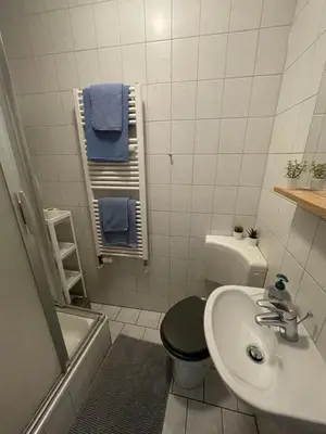 Ein Badezimmer in der Unterkunft FeWo Am Kanonenberg 2