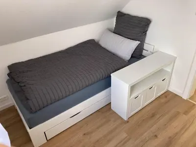 Ein Bett oder Betten in einem Zimmer der Unterkunft Fewo Gipfelglück