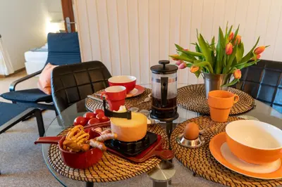 Essen in der Ferienwohnung oder in der Nähe