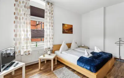 Ein Bett oder Betten in einem Zimmer der Unterkunft Awesome Apartment In Blankenburg Harz