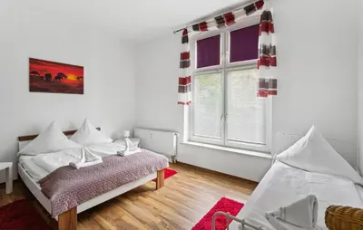 Ein Bett oder Betten in einem Zimmer der Unterkunft Awesome Apartment In Blankenburg Harz