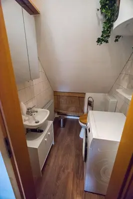 Ein Badezimmer in der Unterkunft Ferienhaus Geiserich