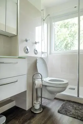Ein Badezimmer in der Unterkunft Ferienwohnung FANNYS