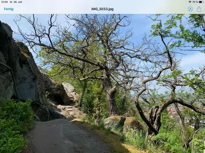 Naturlandschaft in der Nähe der Ferienwohnung