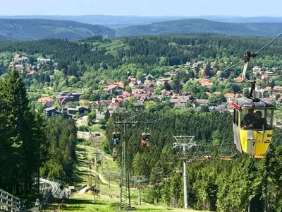 Naturlandschaft in der Nähe des Ferienhauses