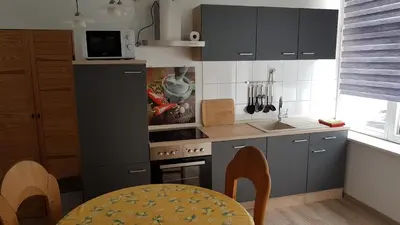 Küche/Küchenzeile in der Unterkunft Apartment Halmis FeWo WR