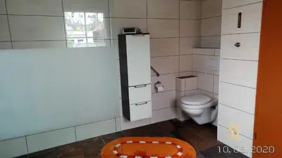 Ein Badezimmer in der Unterkunft Ferienwohnung Reulecke