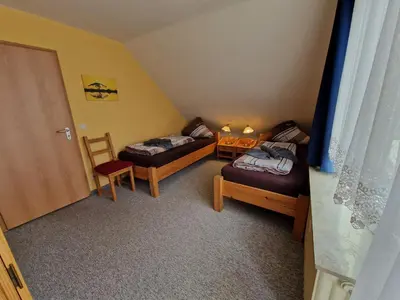 Ein Bett oder Betten in einem Zimmer der Unterkunft Haus Celina 1