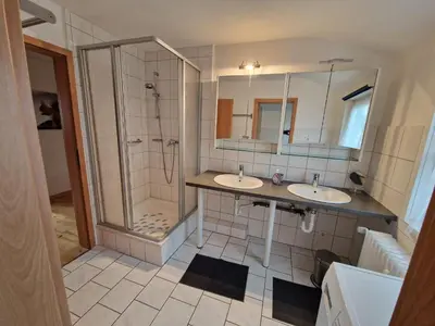 Ein Badezimmer in der Unterkunft Haus Celina 1