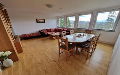 Ein Sitzbereich in der Unterkunft Haus Celina 1