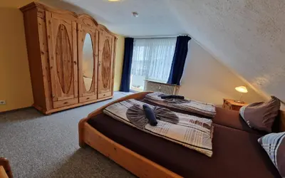 Ein Bett oder Betten in einem Zimmer der Unterkunft Haus Celina 1