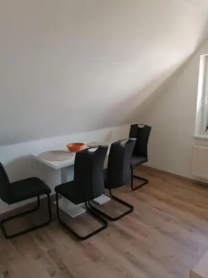Ein Sitzbereich in der Unterkunft Ferienwohnung Friedrich