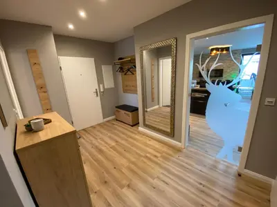 Küche/Küchenzeile in der Unterkunft Ferienwohnung TraumBlick-Penthouse