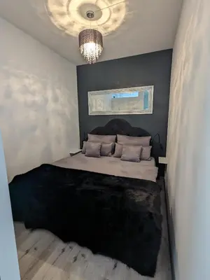 Ein Bett oder Betten in einem Zimmer der Unterkunft Hans Hirsch