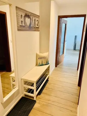 Ein Bett oder Betten in einem Zimmer der Unterkunft Haus Heidi Harz