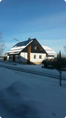 Haus Bergwiese im Winter