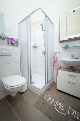 Ein Badezimmer in der Unterkunft Harzer Engelchen