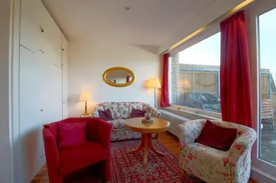 Ein Sitzbereich in der Unterkunft Apartment 631