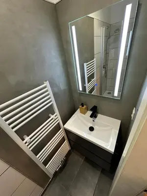 Ein Badezimmer in der Unterkunft Goslar LIVING 2 - Modern & Zentral