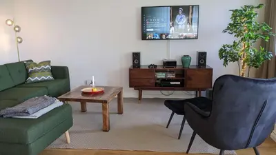 TV/Unterhaltungsangebot in der Unterkunft Ferienwohnung Hygge