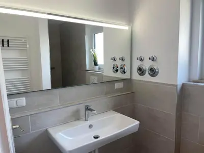 Ein Badezimmer in der Unterkunft Ferienwohnung Hygge