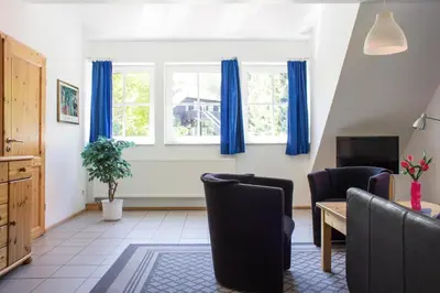 TV/Unterhaltungsangebot in der Unterkunft Ferienwohnung Ferienhäuser am Brocken, 80 qm 3 Schlafzimmer