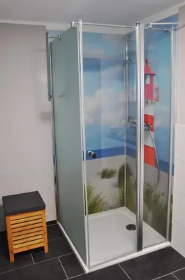 Ein Badezimmer in der Unterkunft Ferienhaus Am Mühlenberg Thale Westerhausen