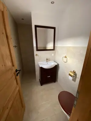Ein Badezimmer in der Unterkunft Schöne Ecke 13