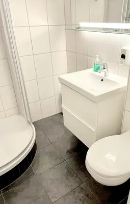 Ein Badezimmer in der Unterkunft Schöne Aussicht - b50247