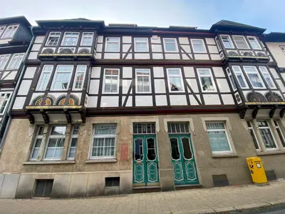 Das Gebäude in dem sich die Ferienwohnung befindet