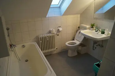 Ein Badezimmer in der Unterkunft Schöne Wohnung in Goslar in der Nähe der Altstadt