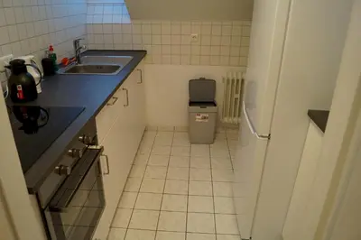 Küche/Küchenzeile in der Unterkunft Schöne Wohnung in Goslar in der Nähe der Altstadt