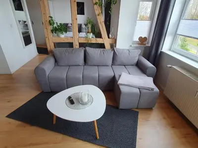 Ein Sitzbereich in der Unterkunft Haus Sonnenblick