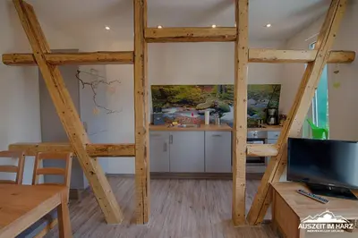 TV/Unterhaltungsangebot in der Unterkunft Auszeit-im-Harz Haus 2 Wohnung 3