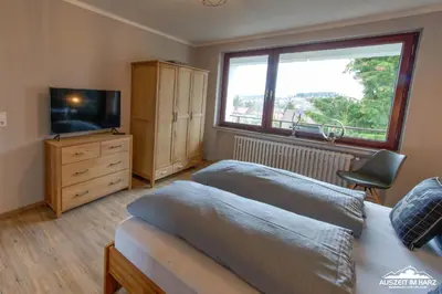 TV/Unterhaltungsangebot in der Unterkunft Auszeit-im-Harz Haus 3 Wohnung 4
