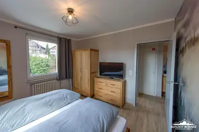 TV/Unterhaltungsangebot in der Unterkunft Auszeit-im-Harz Haus 3 Wohnung 4