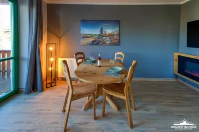 TV/Unterhaltungsangebot in der Unterkunft Auszeit-im-Harz Haus 5 Wohnung 21