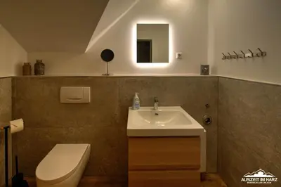 Ein Badezimmer in der Unterkunft Auszeit-im-Harz Haus 5 Wohnung 35