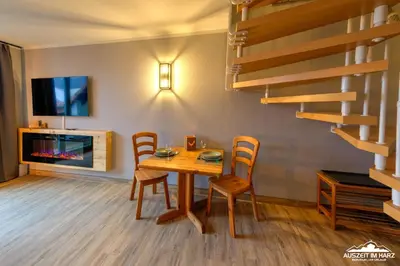TV/Unterhaltungsangebot in der Unterkunft Auszeit-im-Harz Haus 5 Wohnung 36