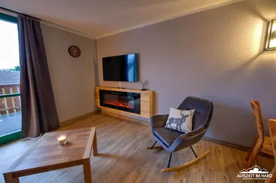 TV/Unterhaltungsangebot in der Unterkunft Auszeit-im-Harz Haus 5 Wohnung 37